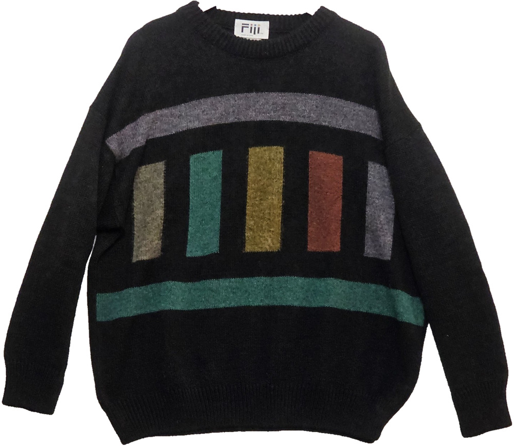 Vintage Fiii Men's Coogi Style Wool Blend Sweater Made In Italy Pullover XL